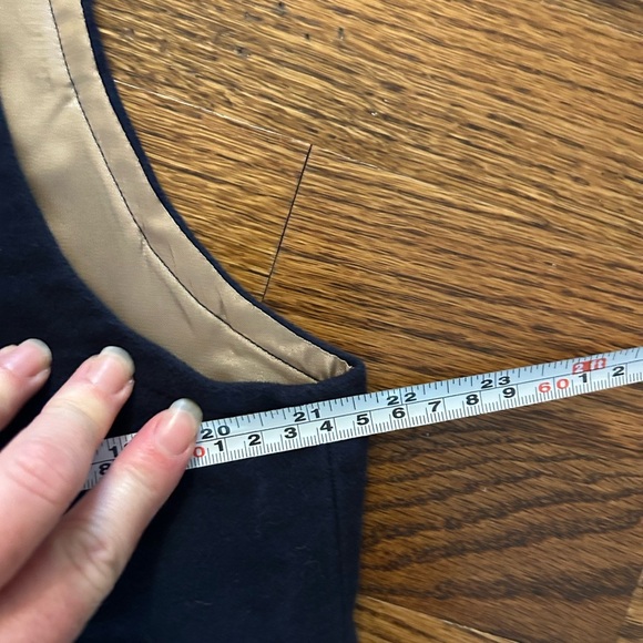 Orvis Waistcoat Mens Navy Blue Moleskin Cotton Utility Country Shooting - Picture 8 of 8